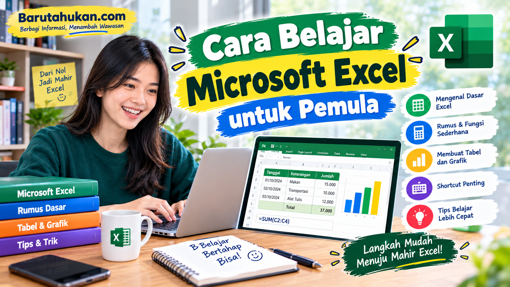 Cara Belajar Microsoft Excel untuk Pemula dari Nol