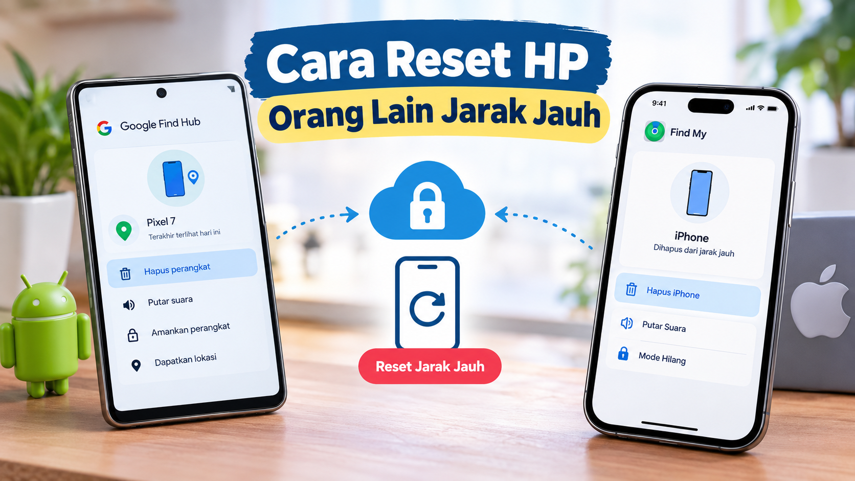 Cara Reset HP Orang Lain Dari Jarak Jauh di Android dan iPhone
