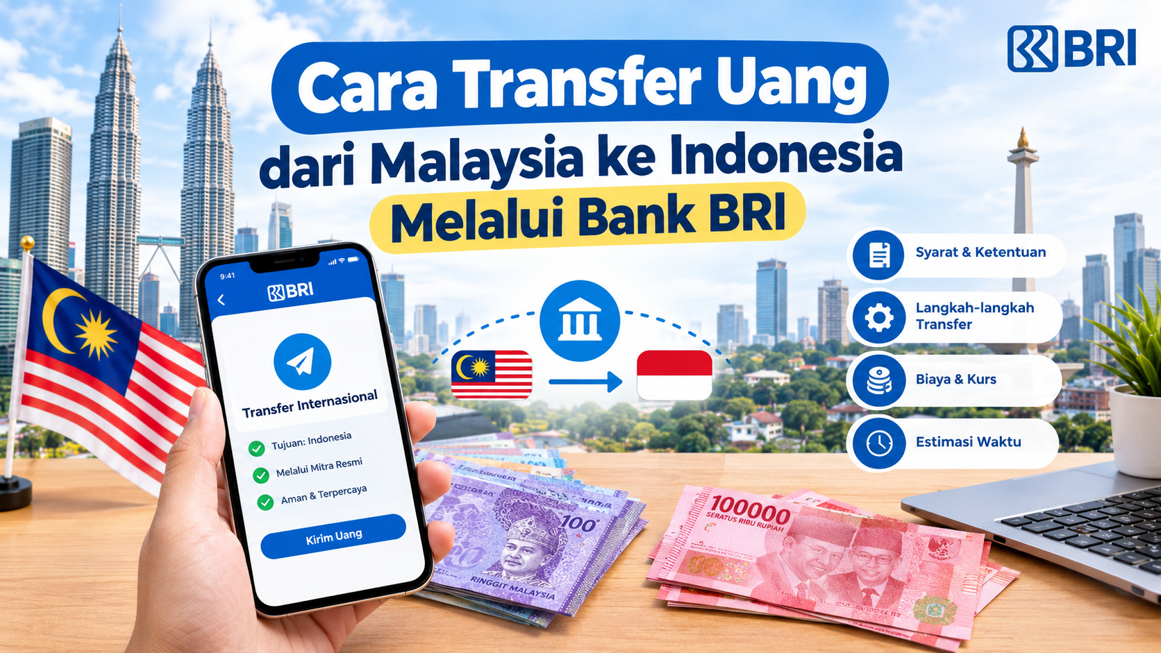 Cara Transfer Uang dari Malaysia ke BRI dengan Mudah