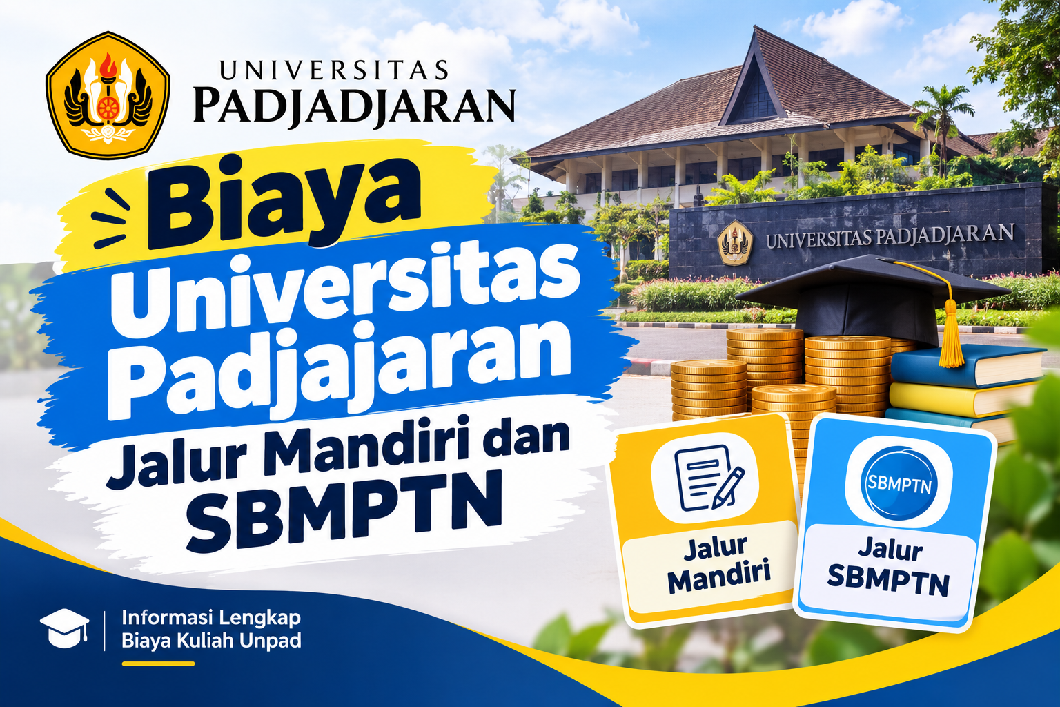 Biaya Universitas Padjajaran Jalur Mandiri dan SBMPTN