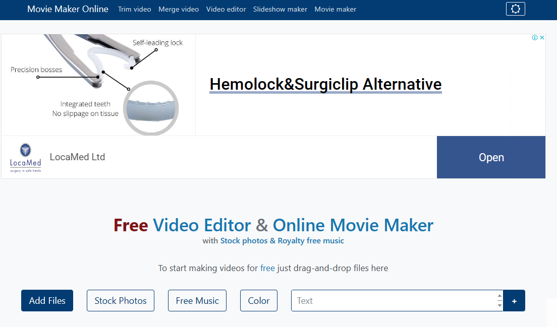 ubah kualitas video dengan Movie Maker Online