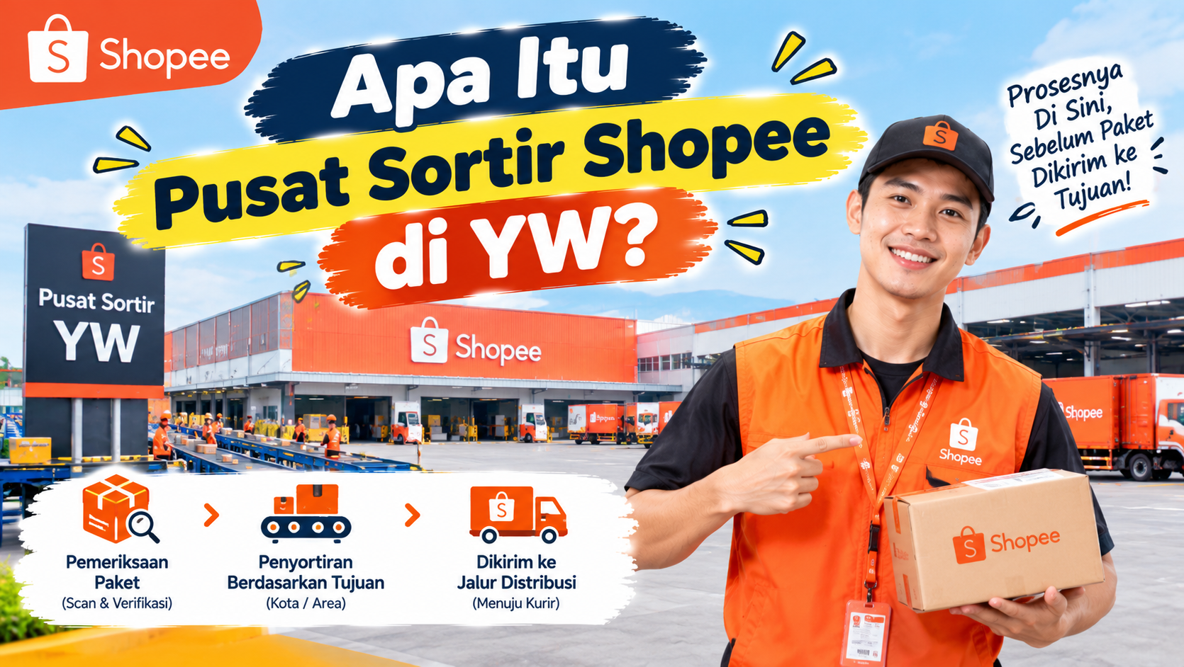 Apa Itu Pusat Sortir Shopee di YW