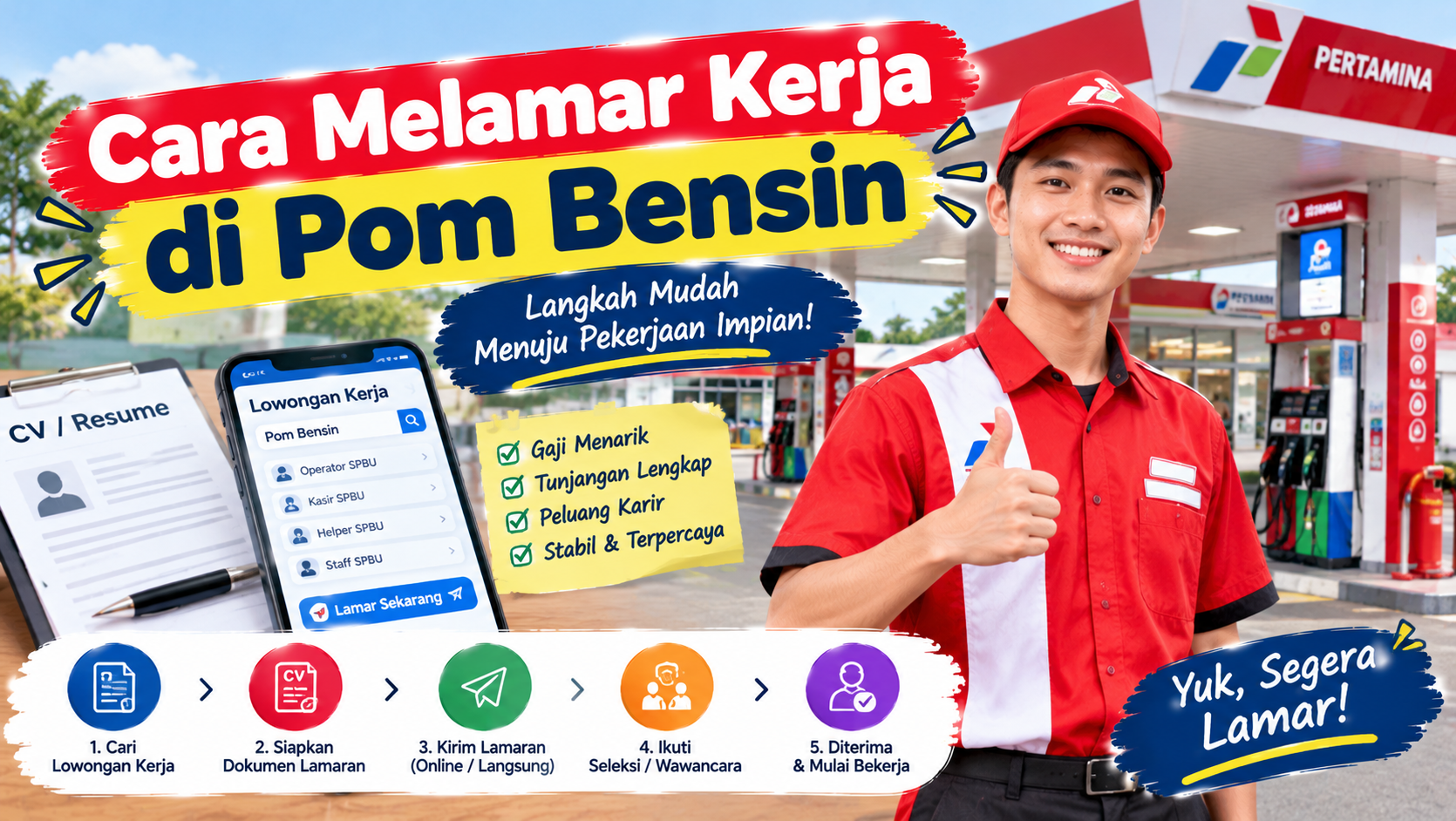 Cara Melamar Kerja di Pom Bensin