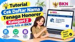 Daftar Nama Tenaga Honorer Kategori 2 yang Ada di BKN