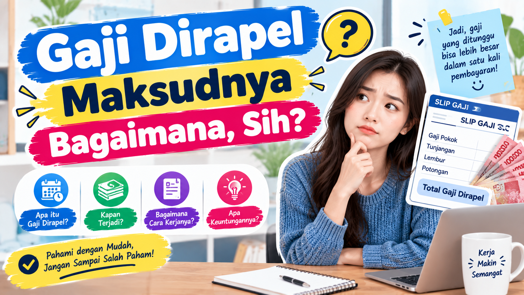 Gaji Dirapel Maksudnya Bagaimana, Sih