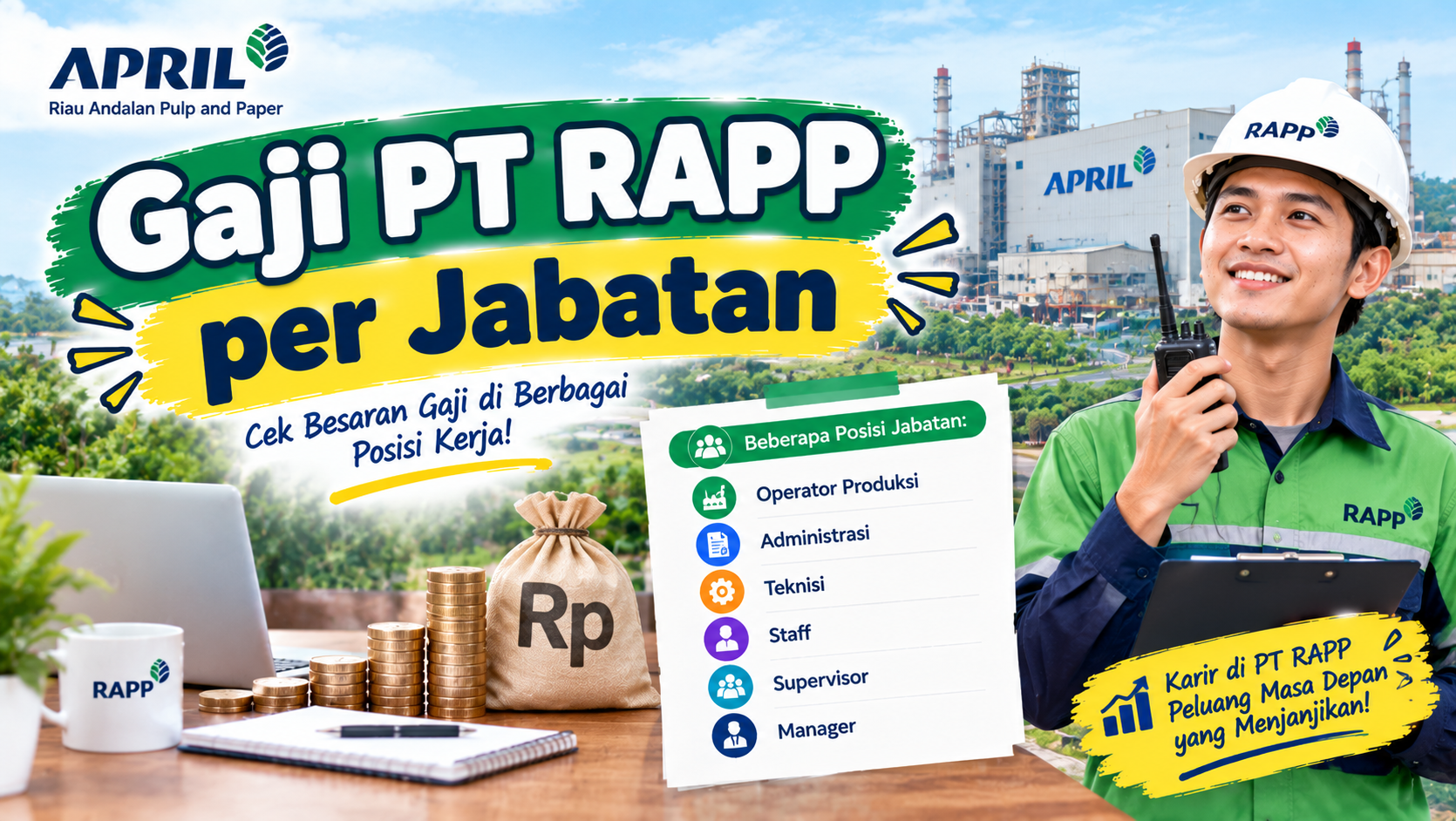 Gaji PT RAPP per Jabatan