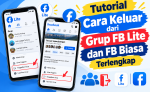 Tutorial Cara Keluar dari Grup FB Lite dan FB Biasa Terlengkap